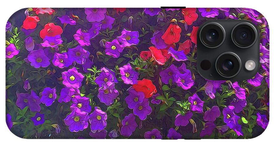 Pile Of Petunias - Phone Case