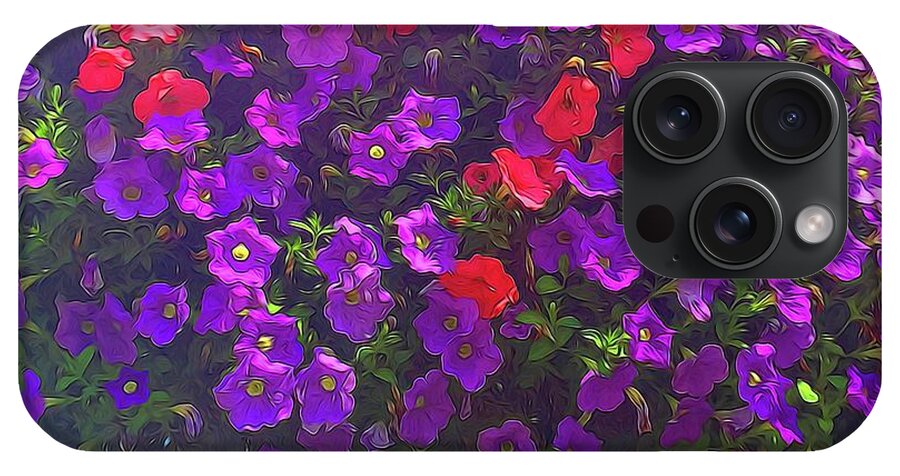 Pile Of Petunias - Phone Case