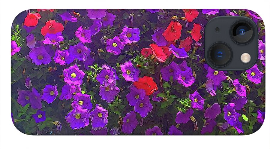 Pile Of Petunias - Phone Case