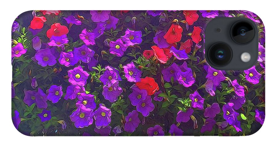 Pile Of Petunias - Phone Case