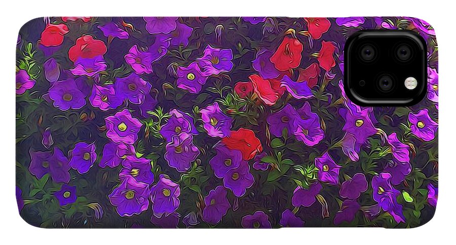 Pile Of Petunias - Phone Case