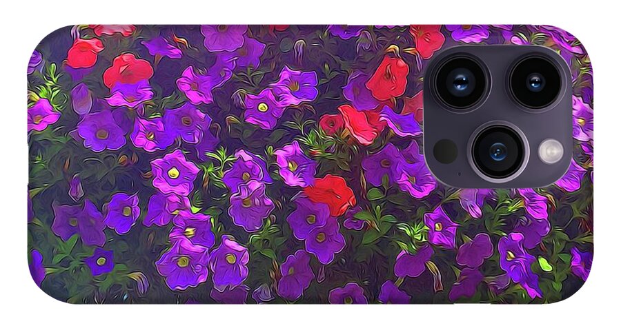 Pile Of Petunias - Phone Case