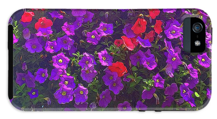 Pile Of Petunias - Phone Case