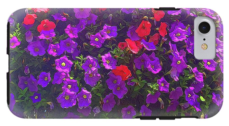 Pile Of Petunias - Phone Case