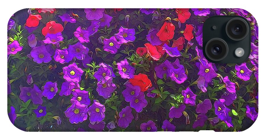 Pile Of Petunias - Phone Case