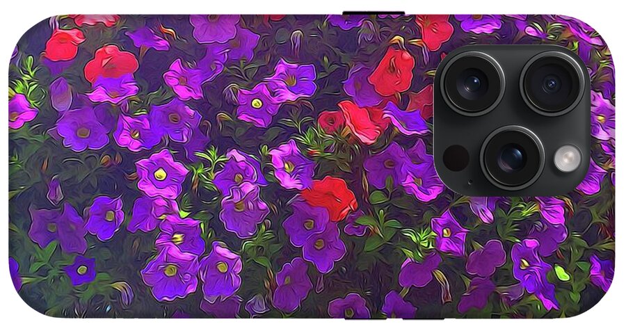 Pile Of Petunias - Phone Case
