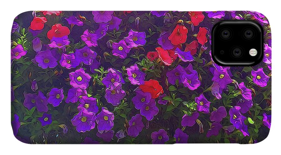 Pile Of Petunias - Phone Case