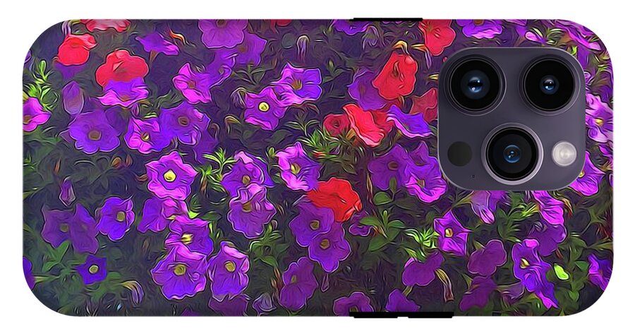 Pile Of Petunias - Phone Case