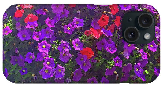 Pile Of Petunias - Phone Case