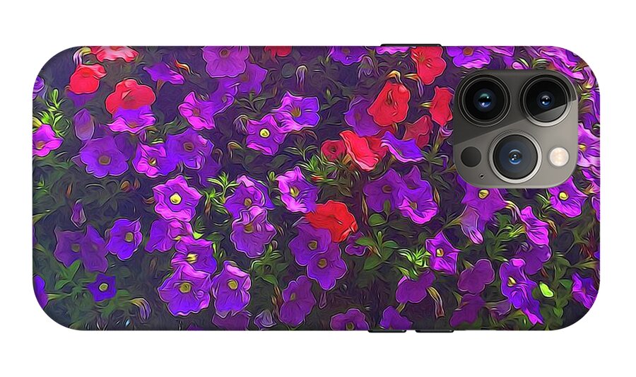 Pile Of Petunias - Phone Case