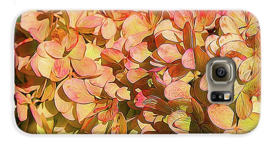 Pink and Creamy Hydrangea - Phone Case