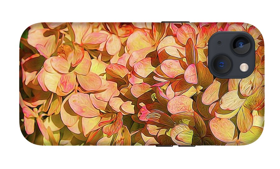 Pink and Creamy Hydrangea - Phone Case
