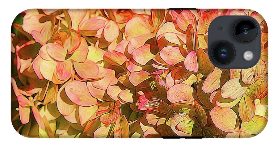 Pink and Creamy Hydrangea - Phone Case