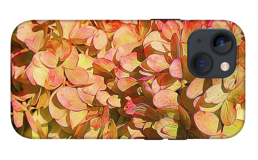 Pink and Creamy Hydrangea - Phone Case