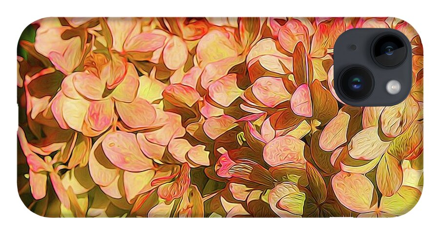 Pink and Creamy Hydrangea - Phone Case