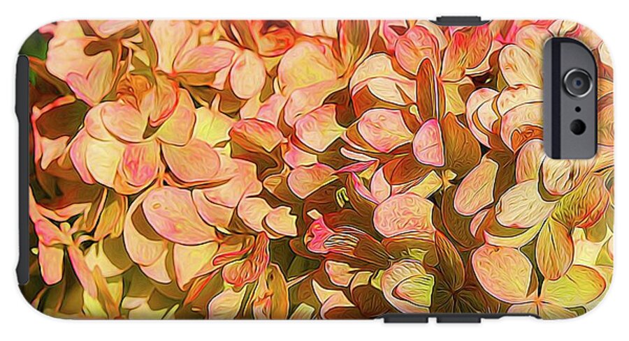 Pink and Creamy Hydrangea - Phone Case