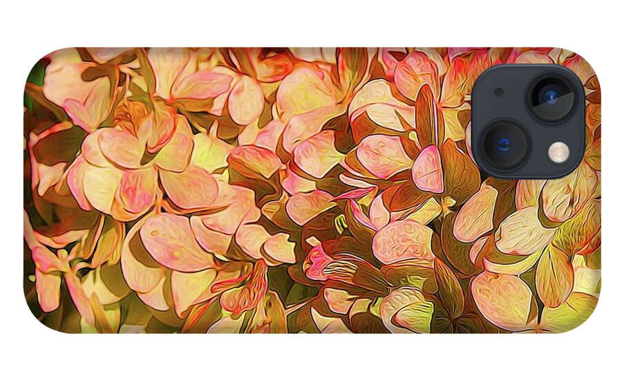 Pink and Creamy Hydrangea - Phone Case
