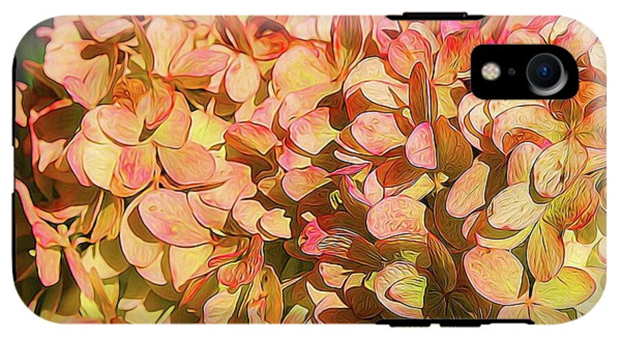 Pink and Creamy Hydrangea - Phone Case