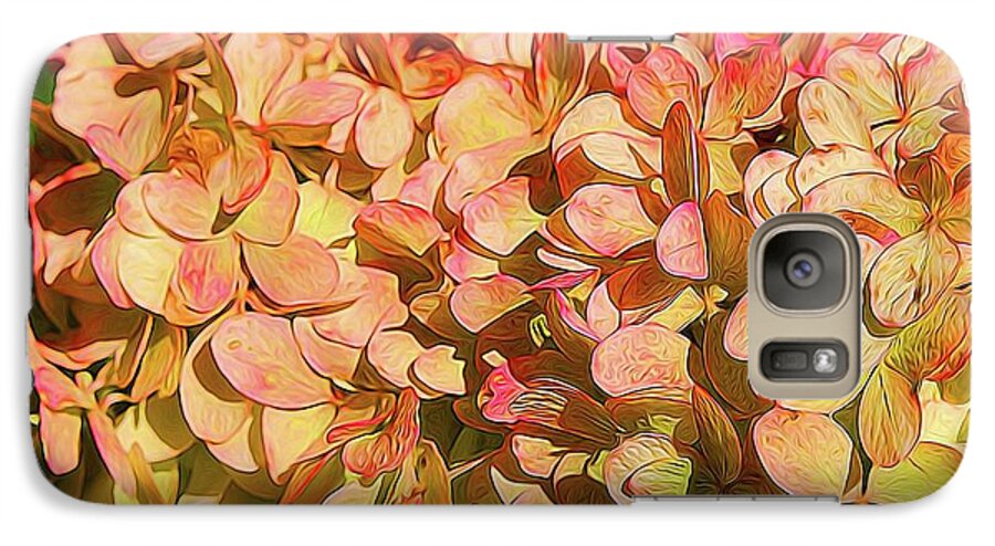 Pink and Creamy Hydrangea - Phone Case