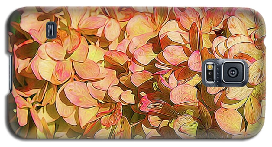 Pink and Creamy Hydrangea - Phone Case