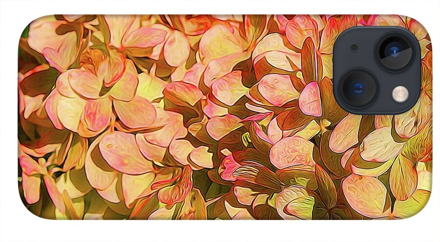 Pink and Creamy Hydrangea - Phone Case