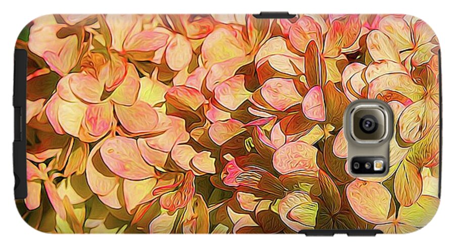 Pink and Creamy Hydrangea - Phone Case