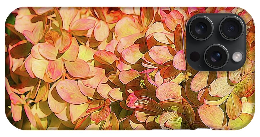 Pink and Creamy Hydrangea - Phone Case