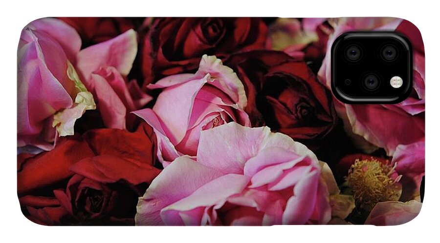 Pink and Red Roseheads - Phone Case