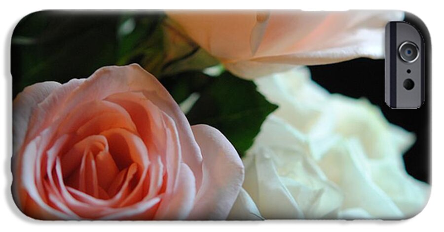 Pink and White Roses Bouquet - Phone Case