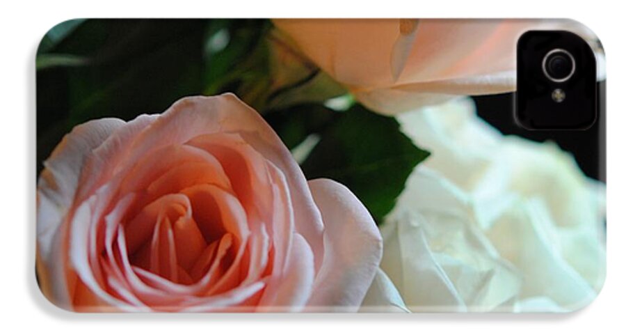 Pink and White Roses Bouquet - Phone Case