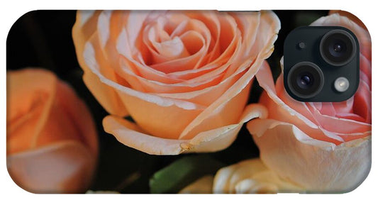 Pink and White Roses - Phone Case