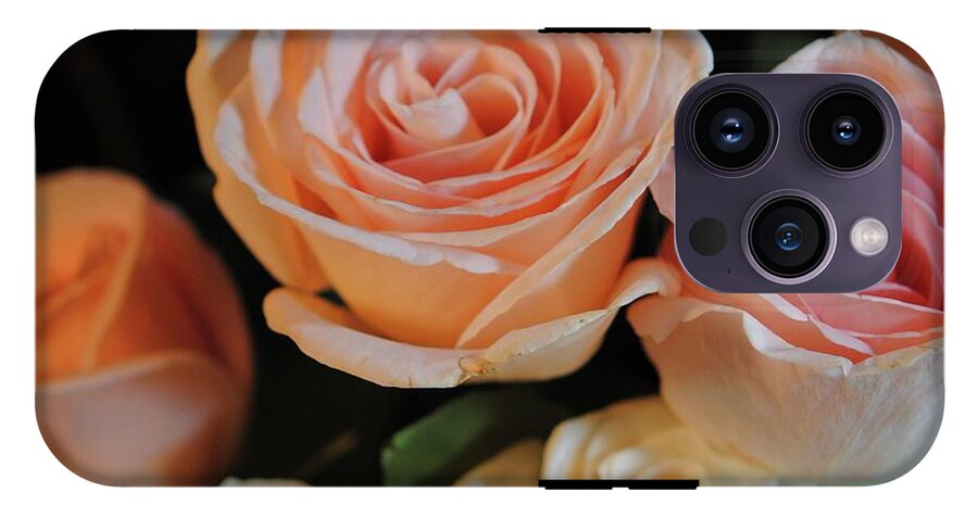 Pink and White Roses - Phone Case