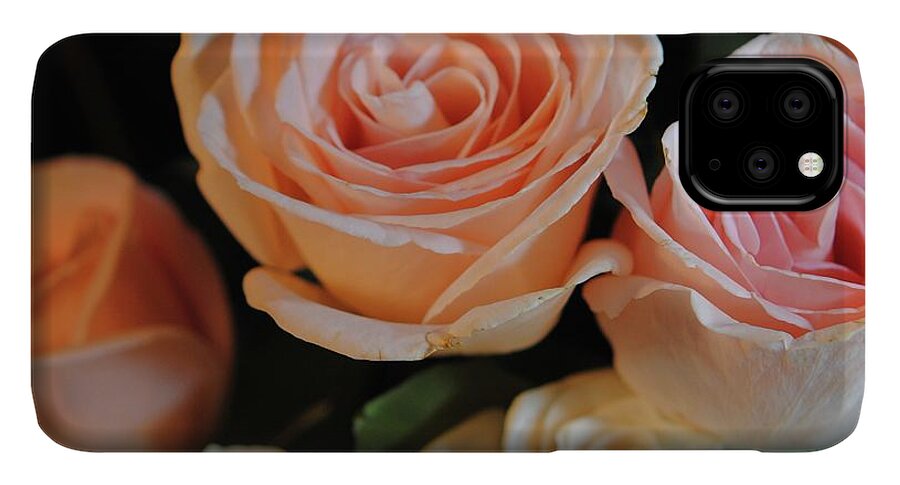 Pink and White Roses - Phone Case