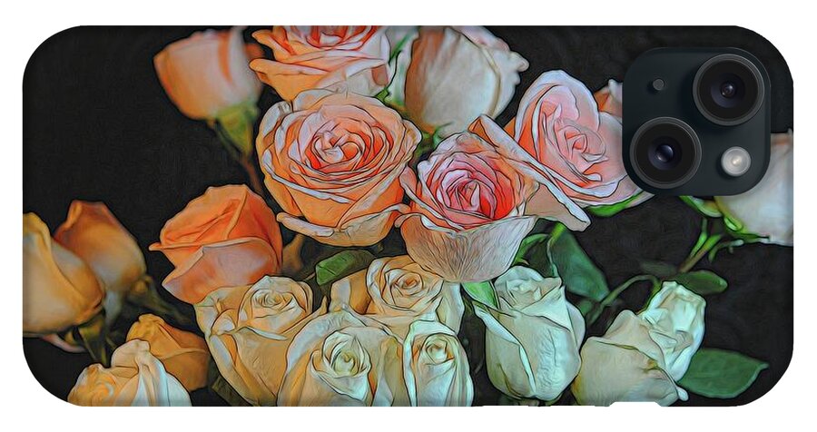 Pink and White Roses Collection 5 - Phone Case