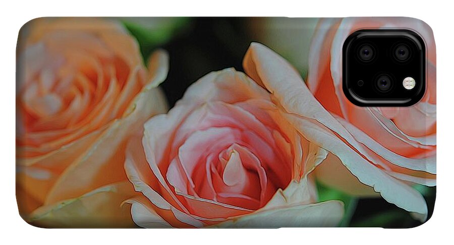 Pink and White Roses Collection 7 - Phone Case