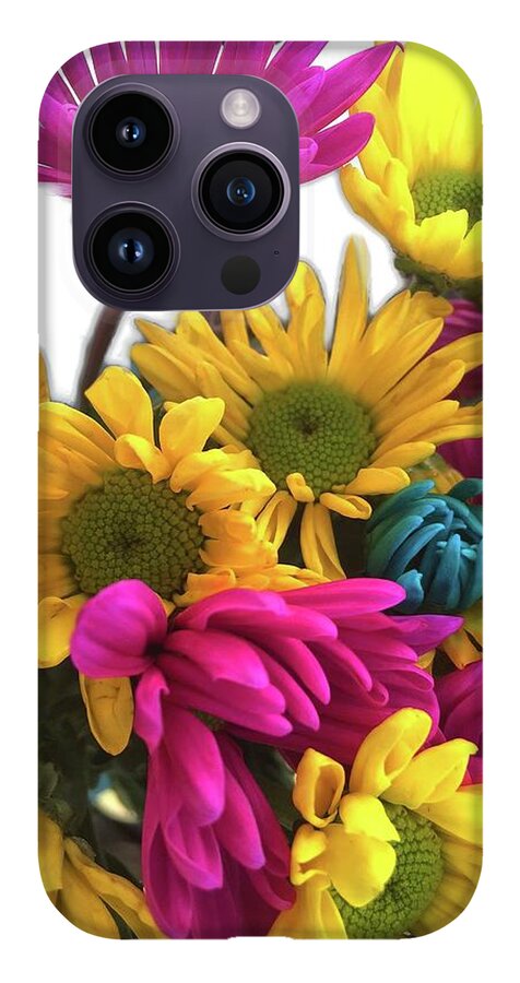 Pink and Yellow Daisies - Phone Case