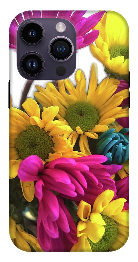 Pink and Yellow Daisies - Phone Case