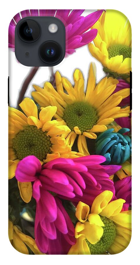 Pink and Yellow Daisies - Phone Case