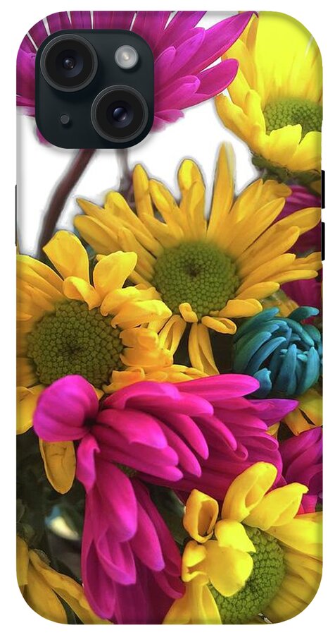 Pink and Yellow Daisies - Phone Case