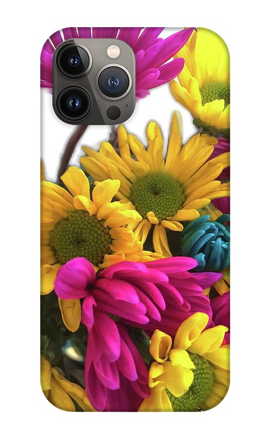 Pink and Yellow Daisies - Phone Case