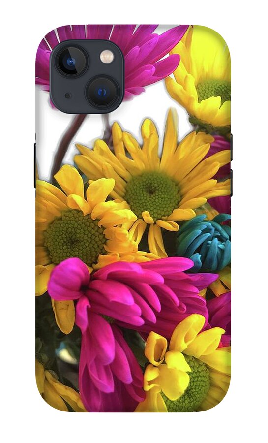 Pink and Yellow Daisies - Phone Case