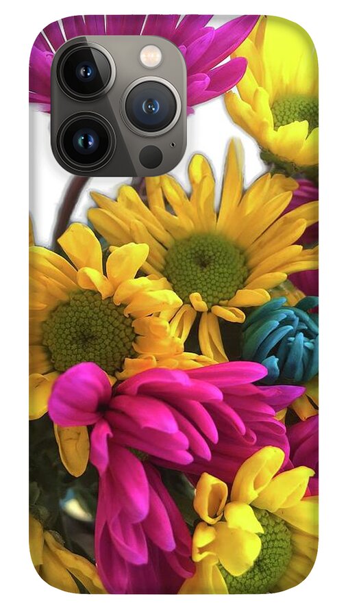 Pink and Yellow Daisies - Phone Case