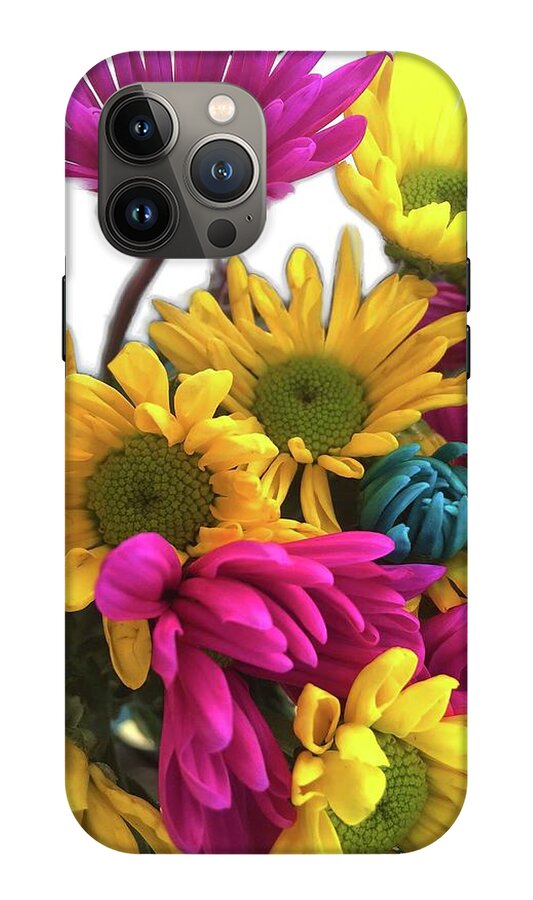 Pink and Yellow Daisies - Phone Case