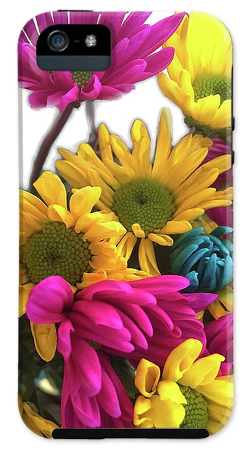 Pink and Yellow Daisies - Phone Case