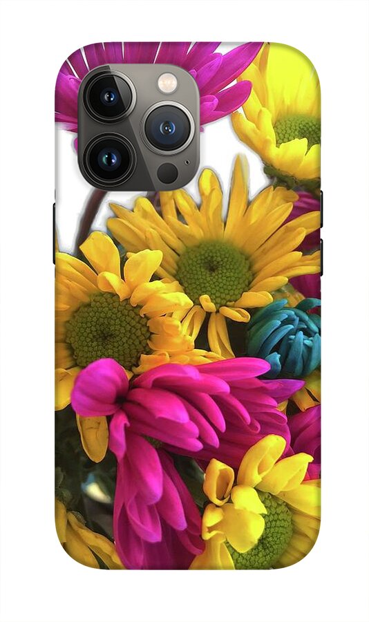 Pink and Yellow Daisies - Phone Case