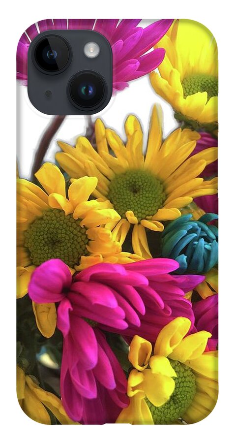 Pink and Yellow Daisies - Phone Case
