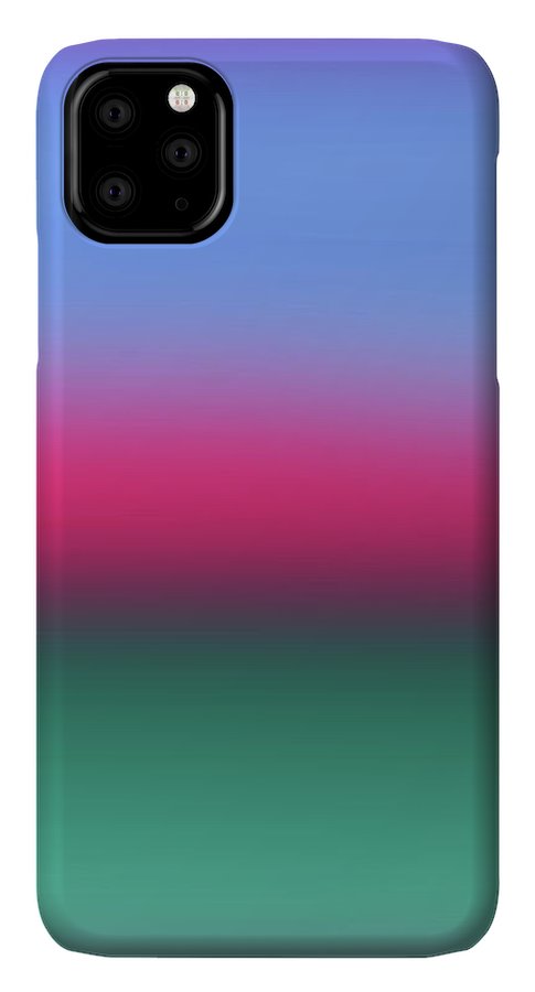 Pink Blue Green Gradient - Phone Case