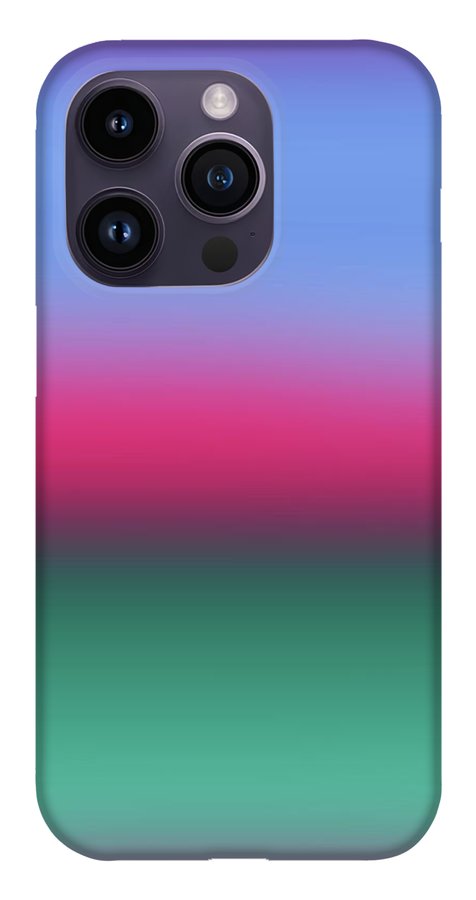 Pink Blue Green Gradient - Phone Case