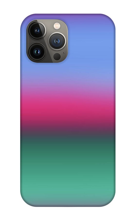 Pink Blue Green Gradient - Phone Case