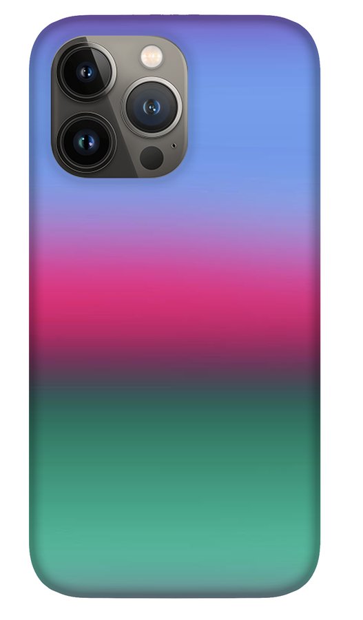Pink Blue Green Gradient - Phone Case